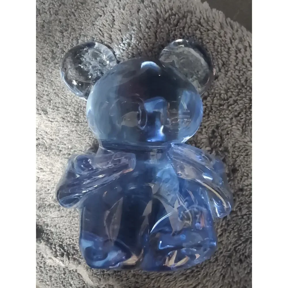 Lot: US Commemorative Fine Art Gallery COBALT BLUE Glass Koala 🐨 BEAR 3”
